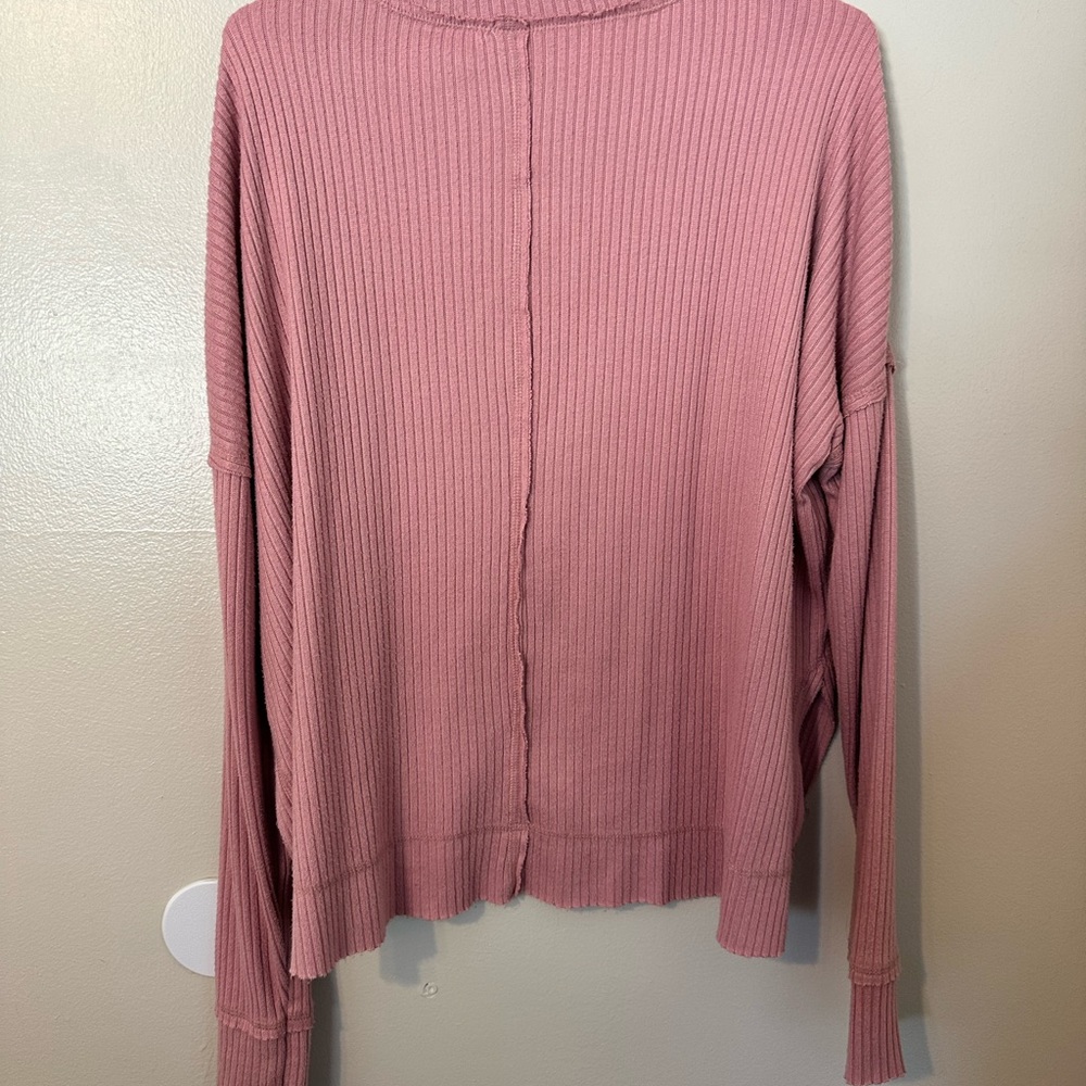 Pink Flowy Sweater